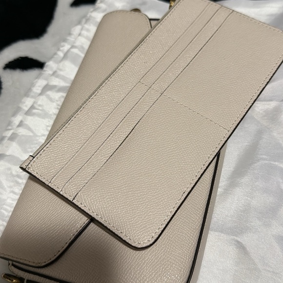 Coach Women's Crossgrain Leather Wyn Crossbody - Chalk - Picture 4 of 10